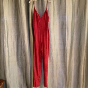 Suede Maroon Romper
